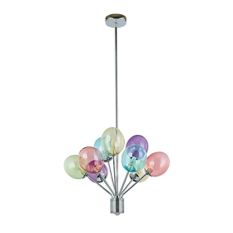 Lámpara colgante de cristal G9 creativa de estilo francés