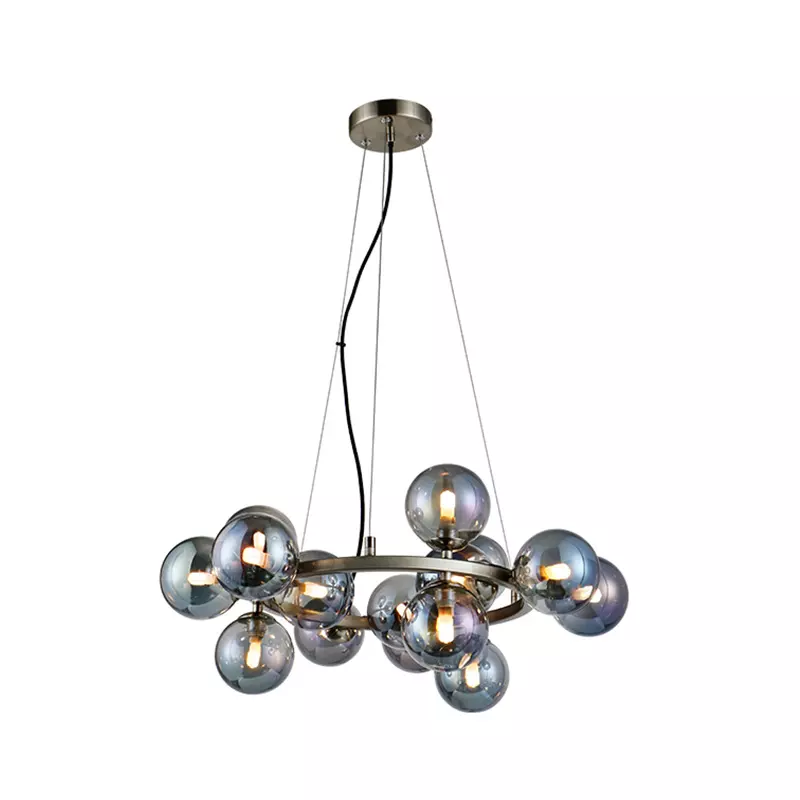 Nueva lámpara colgante de cristal creativa de estilo francés.