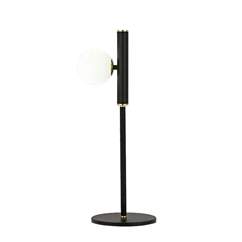 Lámpara de mesa de cristal sencilla